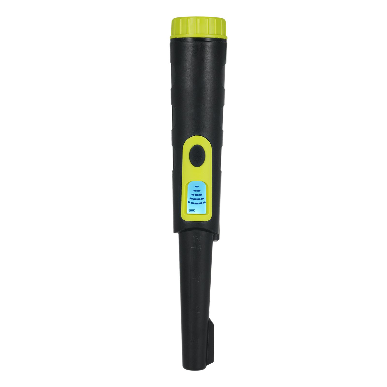 Metalldetektor-Pinpointer für Erwachsene und Kinder, IP68, wasserdicht, 360-Grad-Erkennung, Handheld-Pinpointer schwarz