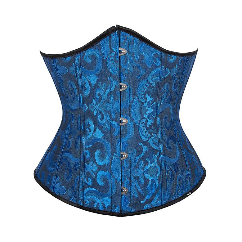 Damen Korsett Court Korsett Bustier Figurformende Weste Hochzeit Bottoming Waist Seal Damen Funktionelle Körperformende Unterwäsche S dunkelblaue