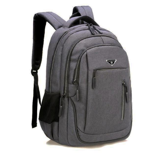 Großer 15,6 Zoll/17,3 Zoll Laptop-Rucksack USB Herren Computer Schultasche Businesstasche Oxford Wasserdichter Rucksack College Tagesrucksack 20 inches dunkelgrau