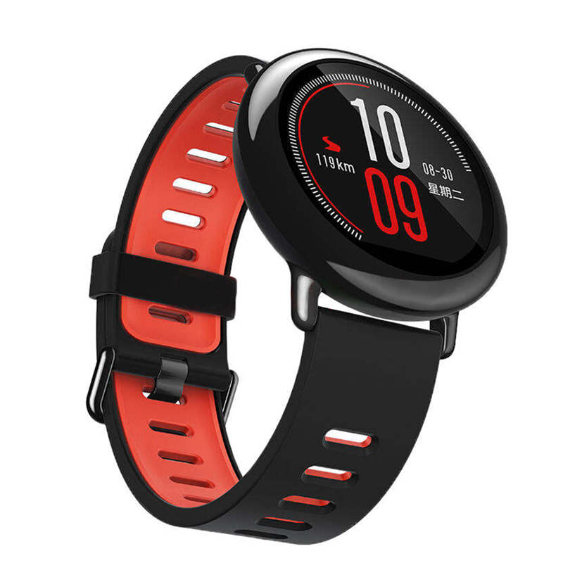 Armband 22mm Sport Silikonbänder für Xiaomi Huami Amazfit Bip BIT PACE Lite Youth Smartwatch Ersatzband Smartwatch 22mm