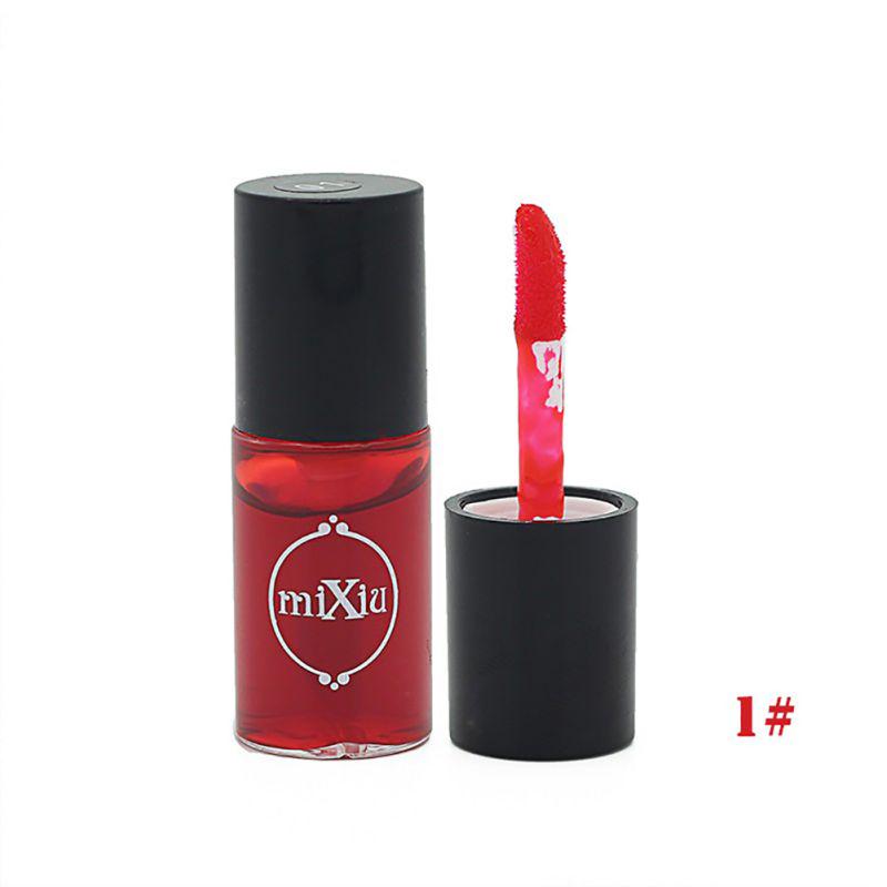 Wasserdichter Lipgloss, multifunktional, für Lippen, Schönheit, Kosmetik, Lippentönung, Färben, flüssiges Lipgloss-Make-up 1#