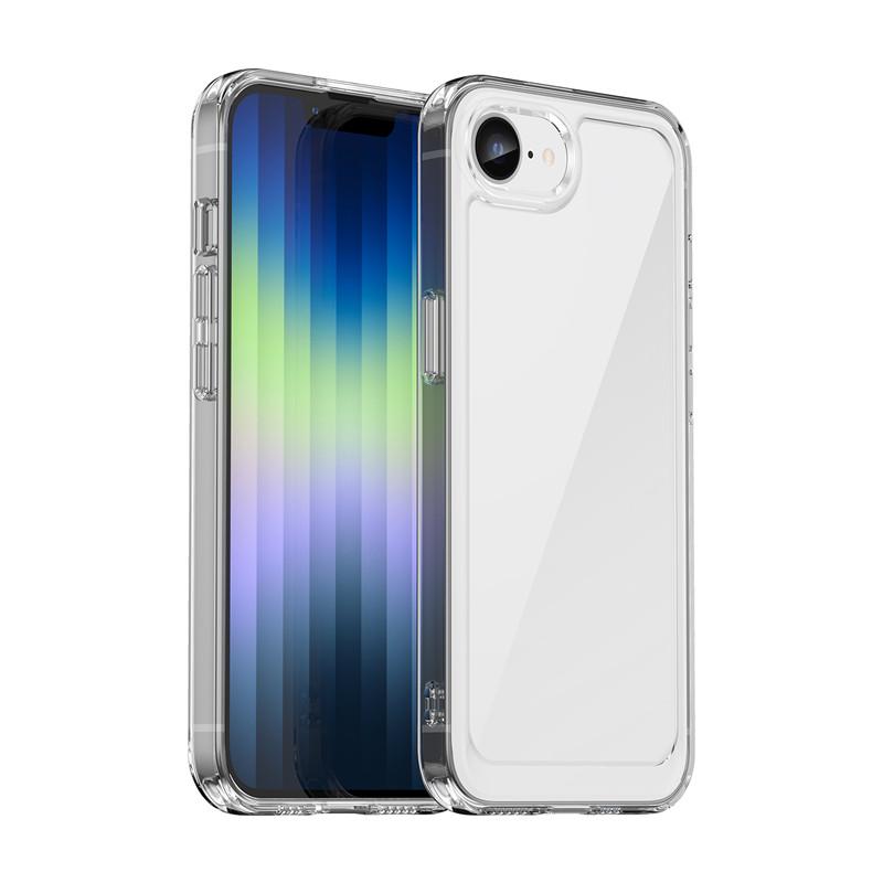 Für iPhone 16e Hülle iPhone 16e 5G Hüllen Flexible Luxus Stoßfeste Silikon PC Schutzhülle Telefon Rückseite Für iPhone 16e For iPhone 16e reinfarbig