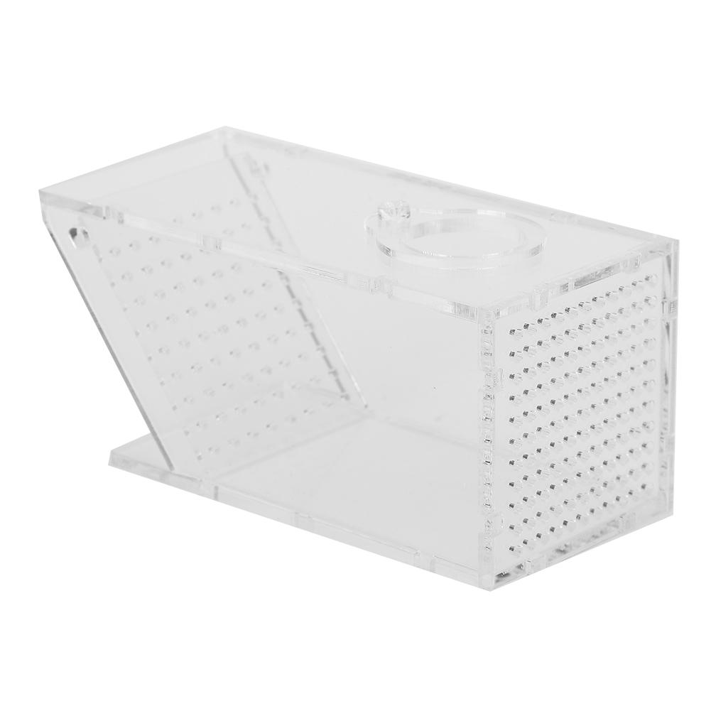 Acryl Aquarium Aquarium Süßwasser Krabben Pest Trap Catcher Box One Way Trap Box white