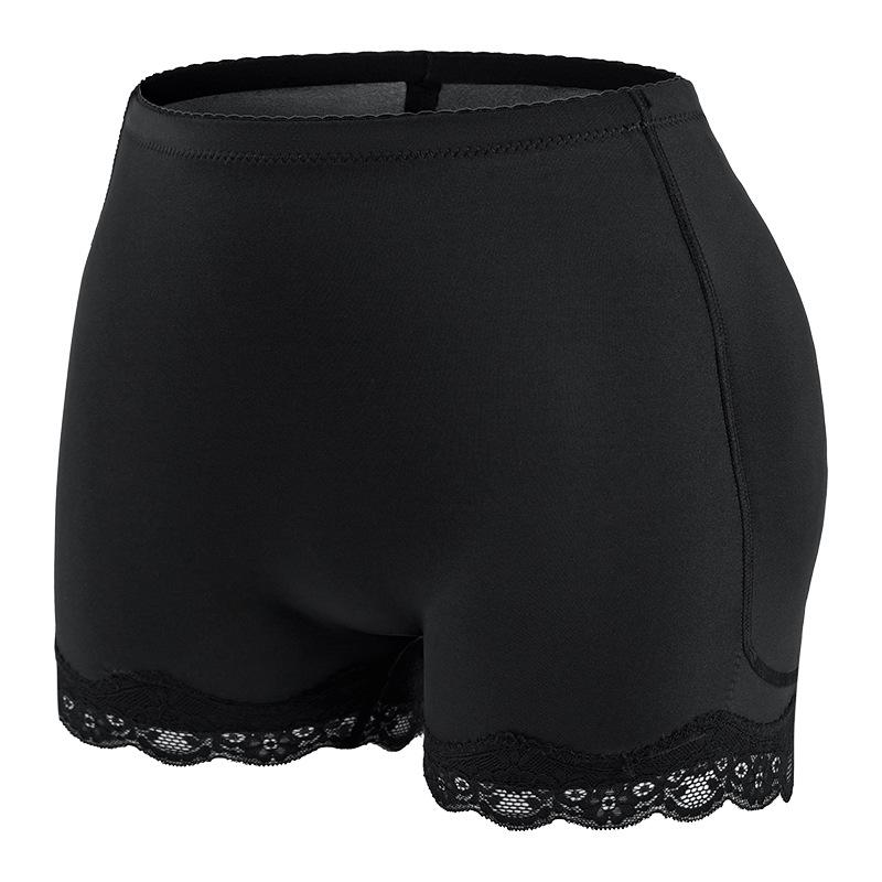 Shaper, gepolsterter Po-Lifter, korrigierende Unterwäsche, Po-Vergrößerer, Body Shaper, Modelliergurt, gefälschte Hüfte, Shapwear, Unterwäsche, Push-Up-Höschen M schwarz