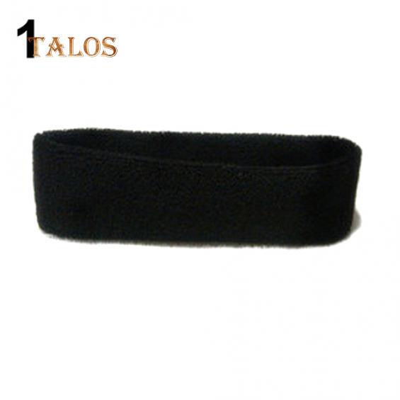 Unisex Sport Yoga Fitness Stretch Schweiß Schweißband Haarband Stirnband Kopfbedeckung Haare Schmuckstück schwarz