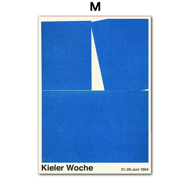 Bauhaus Herman Miller Woodstock Segeln Reise Kalifornien Wandkunst Leinwand Gemälde Nordic Poster Druck Bild Wohnzimmer Dekor Kein Rahmen 60*100cm