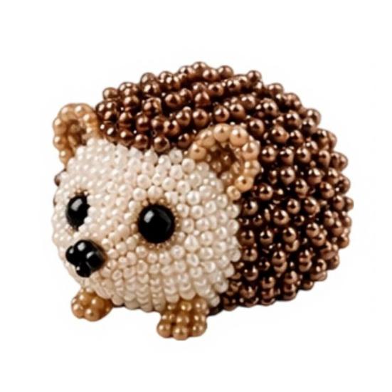 DIY Tier-Perlen-Set Tier-Bastelset Kleines 3D-Perlen-Set Niedliches Tier-Perlenkunst-Set Hedgedog
