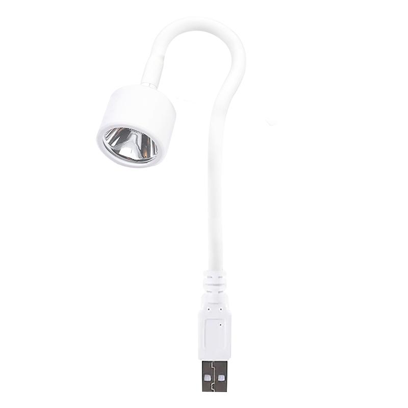 Mini-USB-UV/LED-Licht für Gelnägel, verstellbarer Nageltrockner, praktische UV-Lampe für die Nagelkunst-Dekoration weiß
