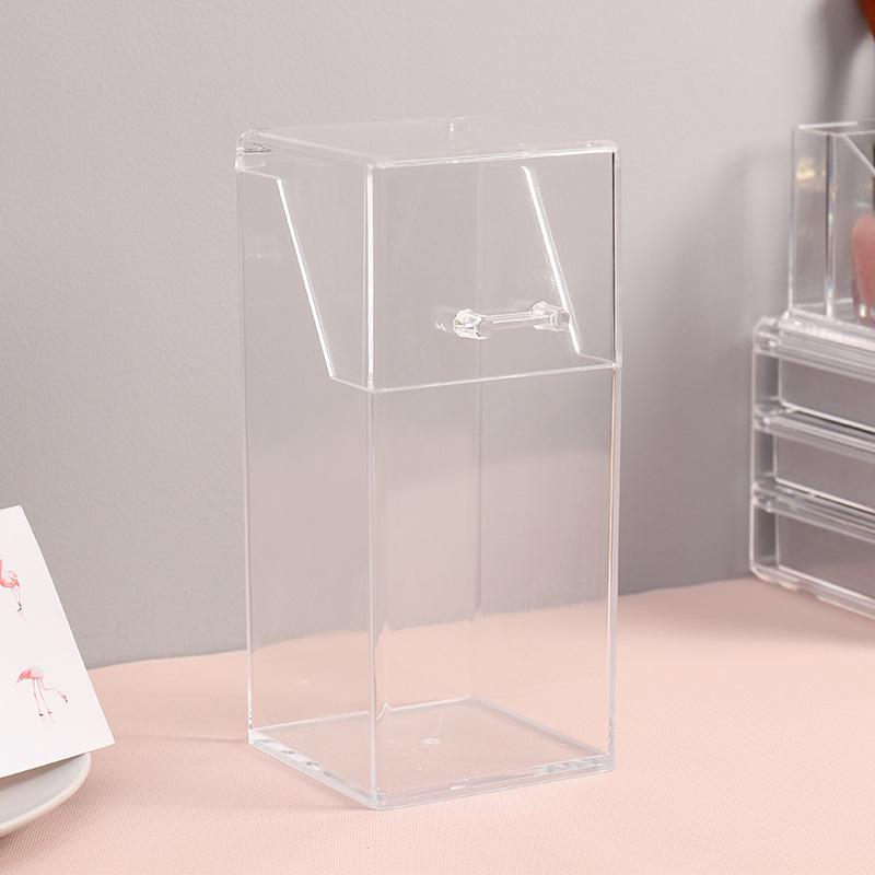 Transparenter Acryl-Make-up-Pinselhalter, Make-up-Organizer, Kosmetikhalter, Bleistift, Lippenstift, Schreibtisch-Behälter, Tisch-Make-up-Aufbewahrungsbox