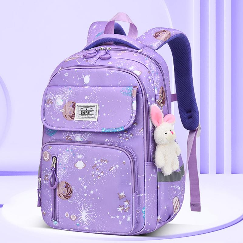 Süße Mädchen Rucksäcke Kinder Büchertaschen Kinder Schultaschen für Mädchen Orthopädische wasserdichte Rucksack Schultasche M