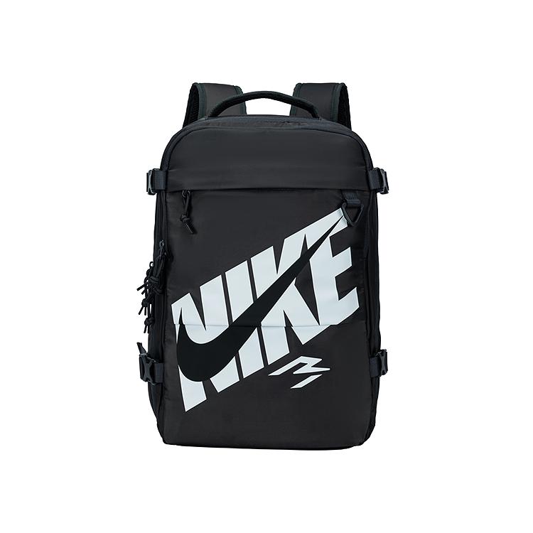 Nike 3Brand 24L Klassischer Rucksack mit Logo-Verzierung aus Polyester, Unisex-Rucksack, Anthrazit-Schwarz N32613067GS-002 Charcoal Black