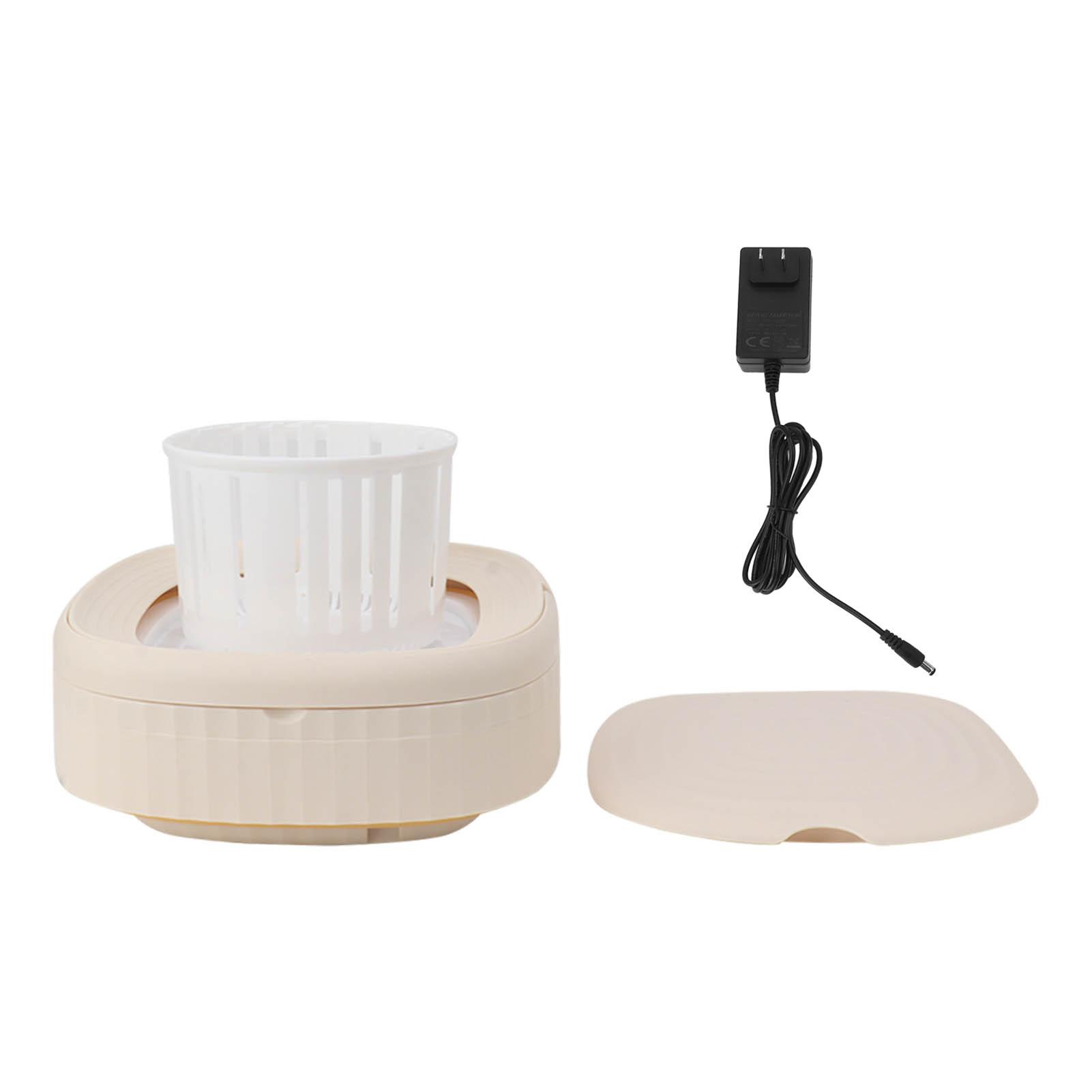 6L Kleine Waschmaschine Gelb Mini Waschmaschine Faltbar Tragbar Große Kapazität Korb Hohe Geschwindigkeit