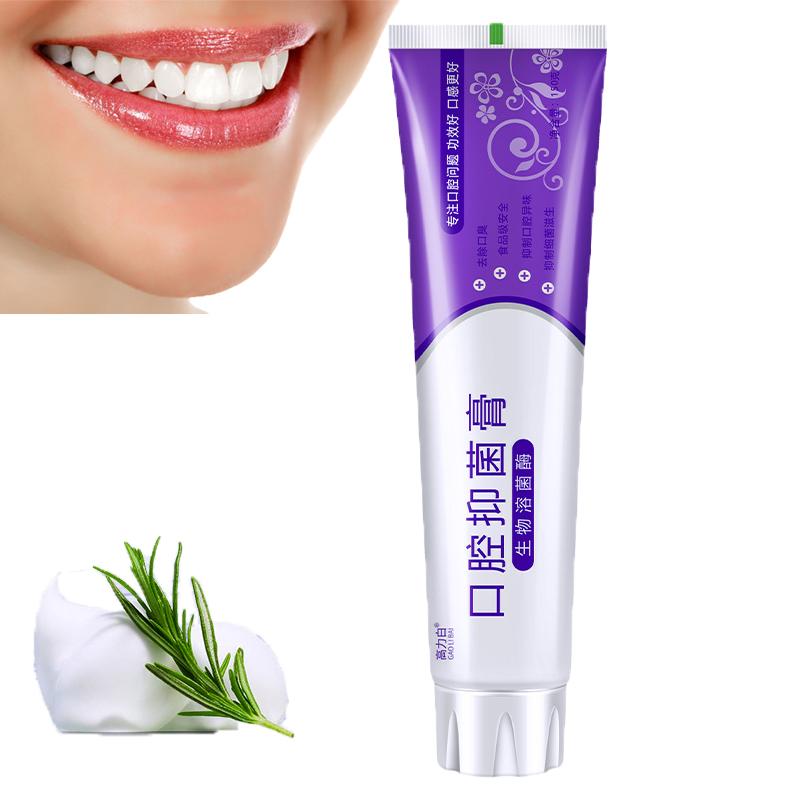 Blanqueador Dental Oral Antibakterielle Zahnpasta Anti Hohlraum Frischer Atem Entfernung Plaque Deep Clean Whiten Mundpflegeprodukte 1pc