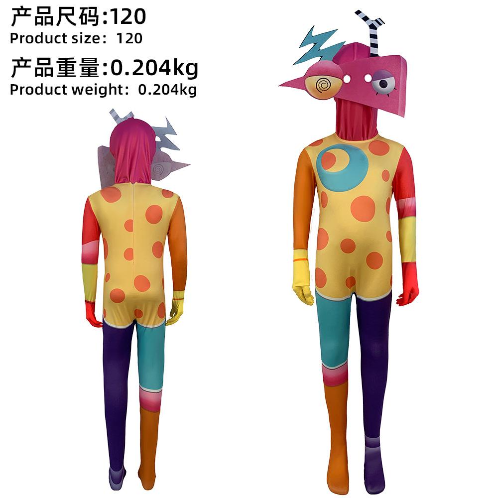 Anime neueste Halloween magische digitale Cosplay-Overalls, Zirkus-Cosplay, Clown, Pamny Bühnenauftritts-Anzugset 110