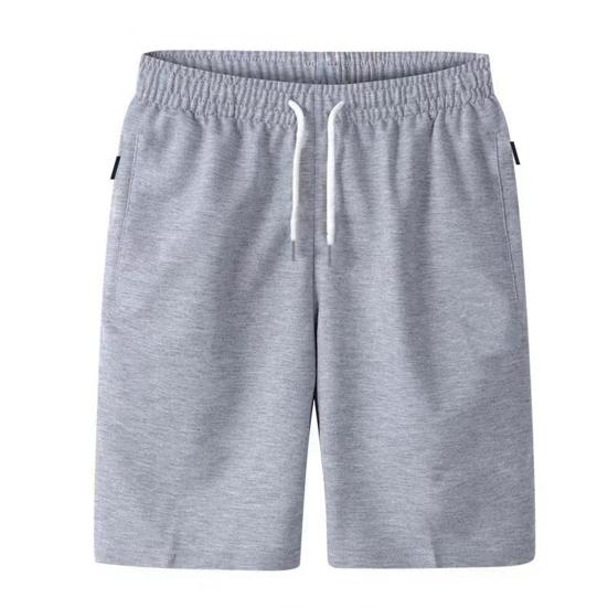 Cargo-Shorts Schicke Taschen Atmungsaktive Herren Sommerhose Nude Farbe Knielange Shorts Sommer Cargo-Shorts Herren Kleidung L licht grau