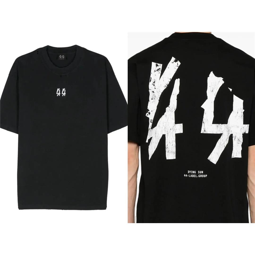 Europäische Modemarke 44 LABEL GROUP T-Shirt Herren Damen Oversized Y2k Unisex Kurze Ärmel Hohe Qualität Streetwear Harajuku Tees Damen Herren Kleidung S