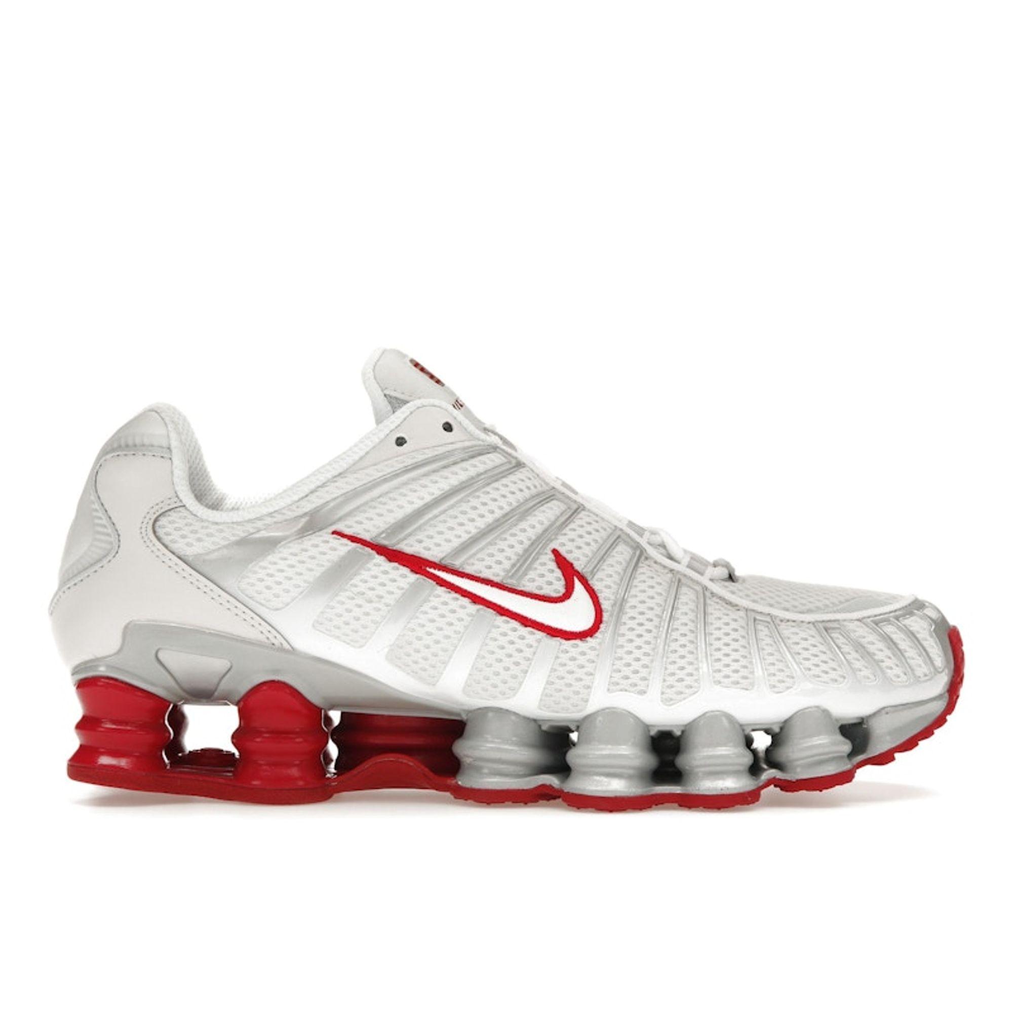 Nike Shox TL Platinum Tint Gym Red Damen Sneaker Weiß FZ4344-001 40