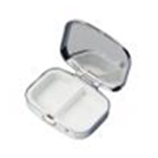 Pillenhalter aus Metall für Medikamente, Tabletten, Kapseln, Behälter, Aufbewahrung, Reisen Rectangle Hb1978