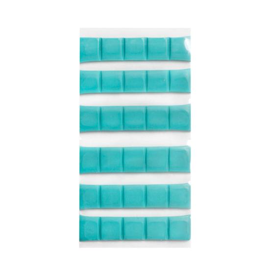 Yousheng 30 Stück/Beutel Nagelkunst Kleber Hinterlässt keine Spuren Selbstklebend Multifunktional Sturzsicher Nägel Kunst Übungswerkzeug Klebekleber Knete Nagelstudio grün