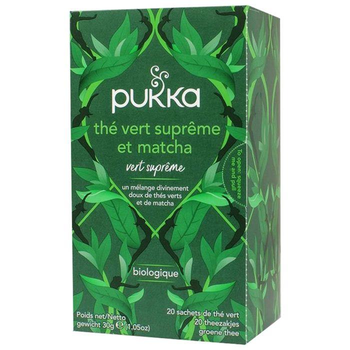 Pukka Ayurvédique Thé Vert Matcha Supreme 20 sachets