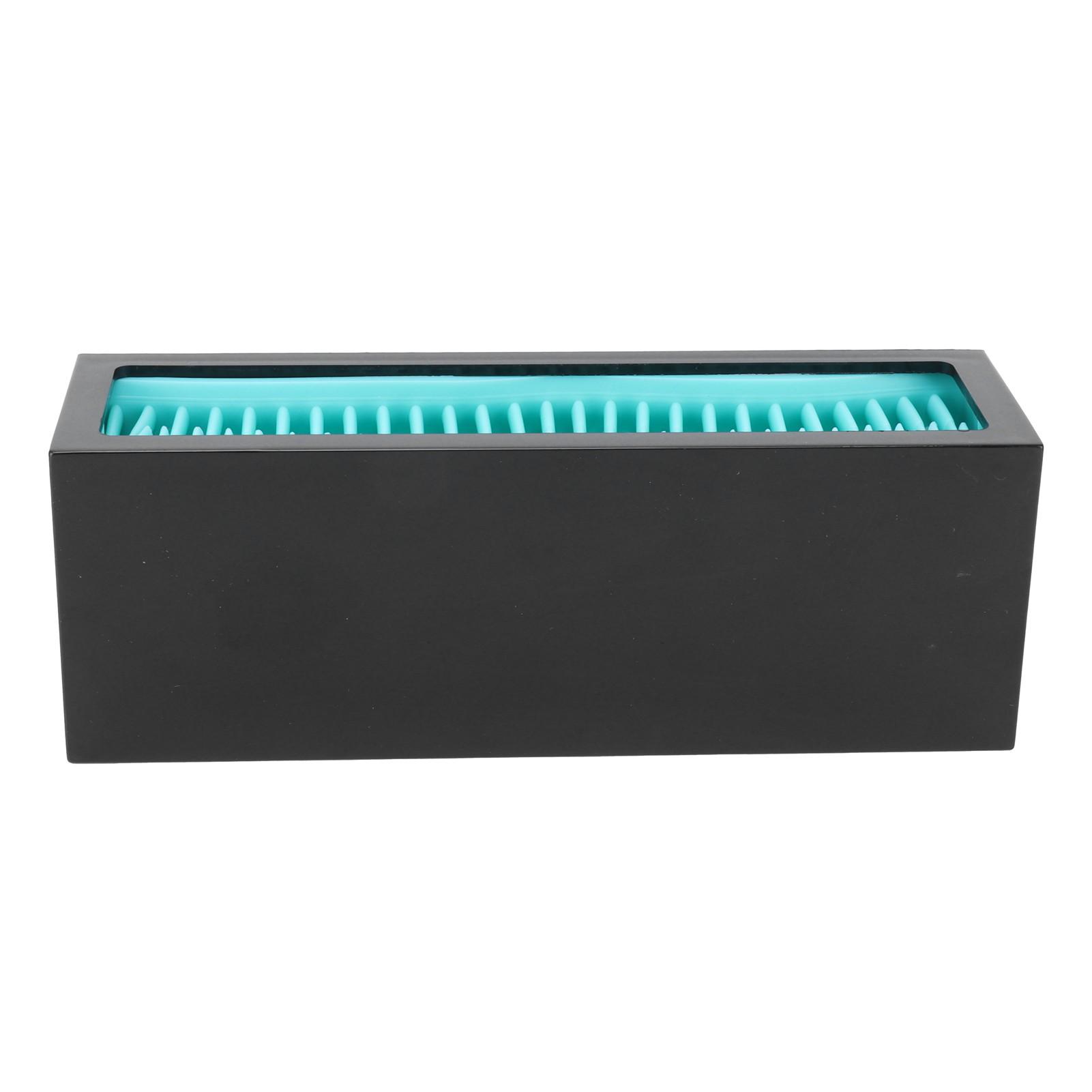 Silikon Kosmetik Aufbewahrungsbox Lippenstift Make-up Aufbewahrung Organizer Etui Behälter für Kosmetik(Schwarz