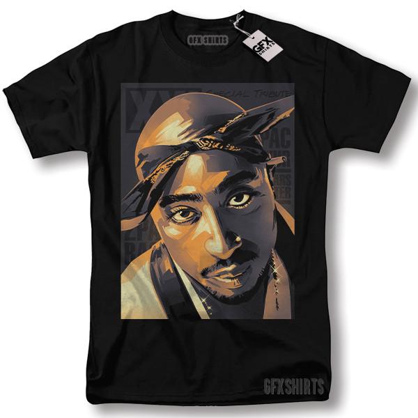 2pac T-Shirt Thug Life All Eyez On Me Rap T-Shirt Tupac Shakur Death Row T-Shirt Unisex T-Shirt Grafik-T-Shirt S