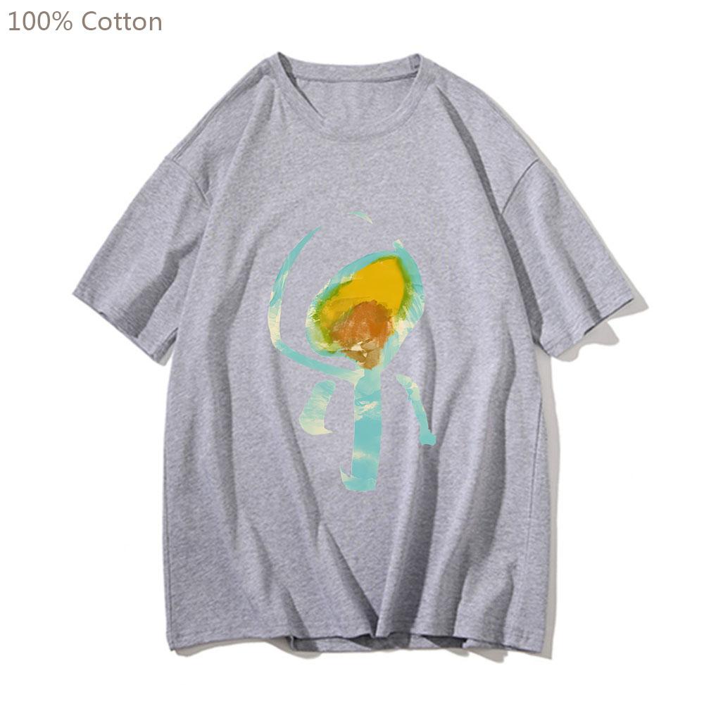 Nujabes Metaphorical Music Seba Jun T-Shirts HERREN Lo-Fi Jazz Hip Hop T-Shirts 100% Baumwolle Casual T-Shirts Four Seasons Anime Print Top M graue