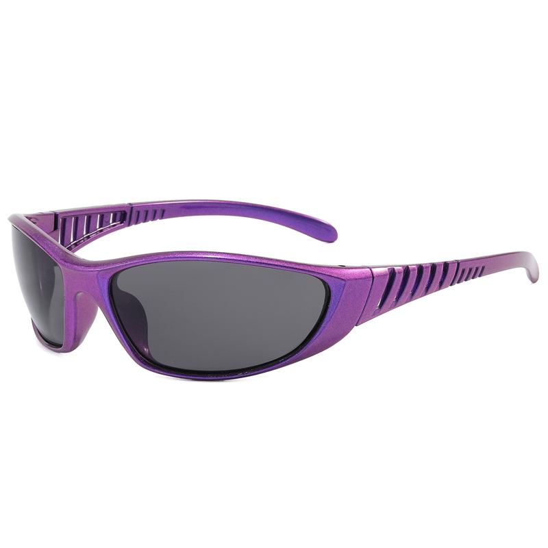 Neueste Ankunft Y2K Sport Punk Sonnenbrille Damen Designer Quadratische Brille Herren Luxus Sonnenbrille Bunte Spiegel Mode Brillen MULTI