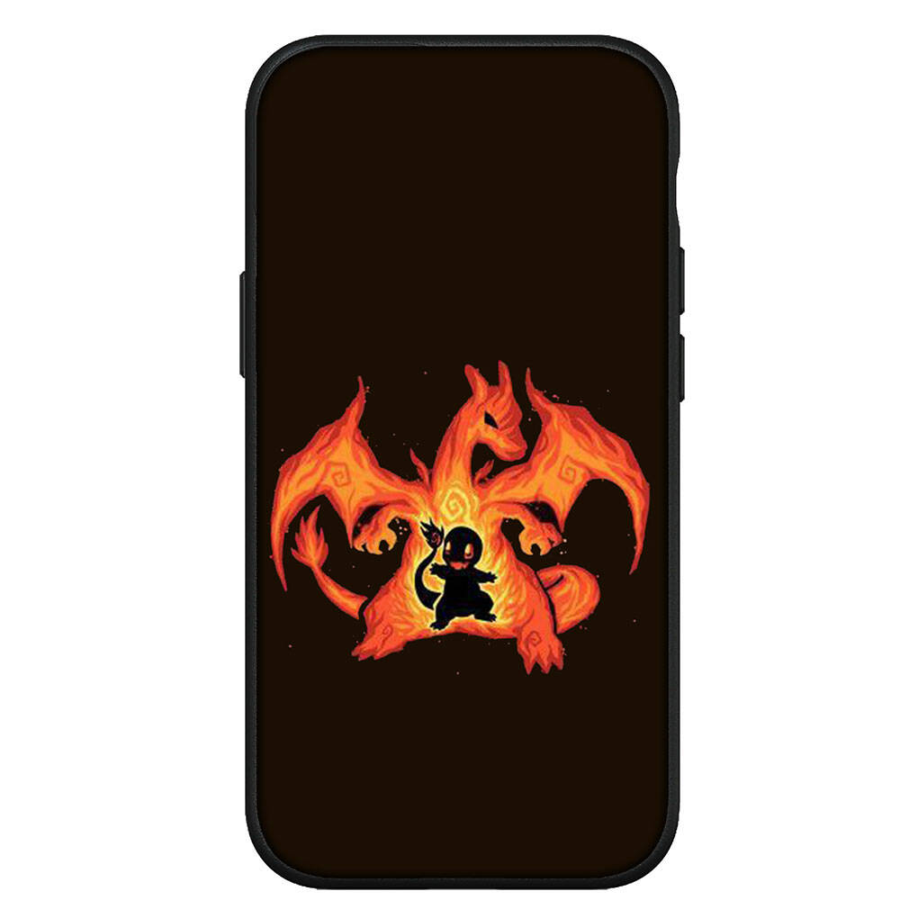 Hülle für iPhone 17 16 15 Xiaomi Poco Redmi Note 14 13 12 11 Pro Max X 9 16e Samsung Galaxy S25 S24 S23 OPPO Huawei Pikachu Glumanda Handyhülle for Samsung Galaxy A13 5G natur