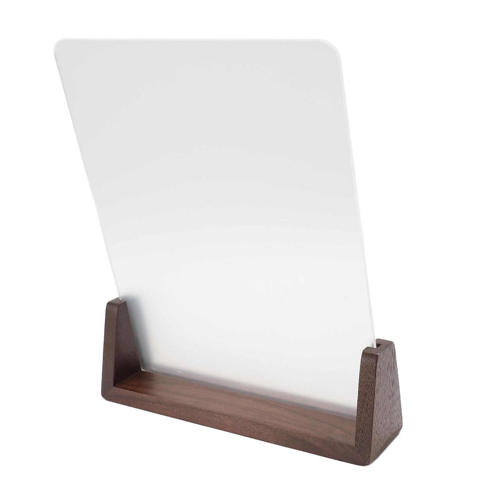 Nussbaumholz Nagelkunst Präsentationsbrett Acryl Präsentationsbrett Nagelkunst Werkzeuge Ausstellungsständer für Nägel