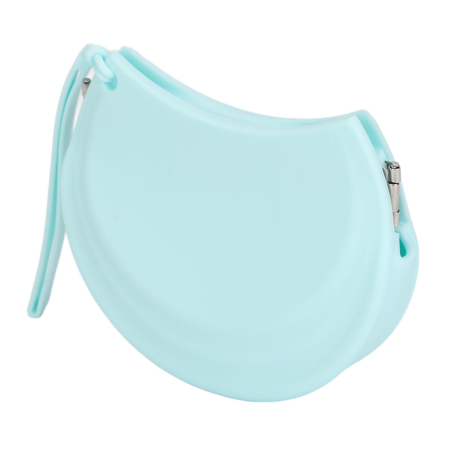 Silikon Aufbewahrungsbox mit Schlüsselband Weich Schlank Dünn Niedlich Aligner Etui Halter Mundschutz Behälter