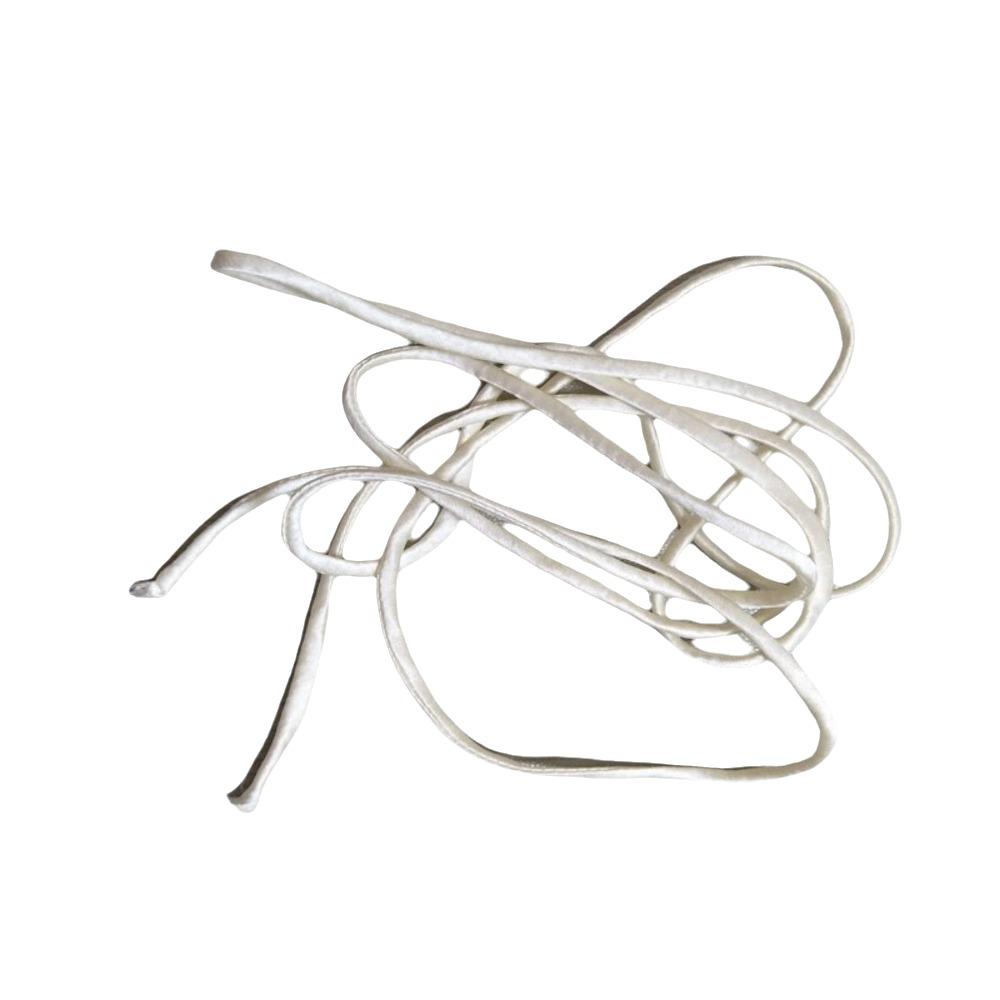 Ultra-Dünner Hochzeitskleid Reißverschluss Seil 2M Satinband Bänder Korsett Rücken Kit Schnürung Brautbankett beige