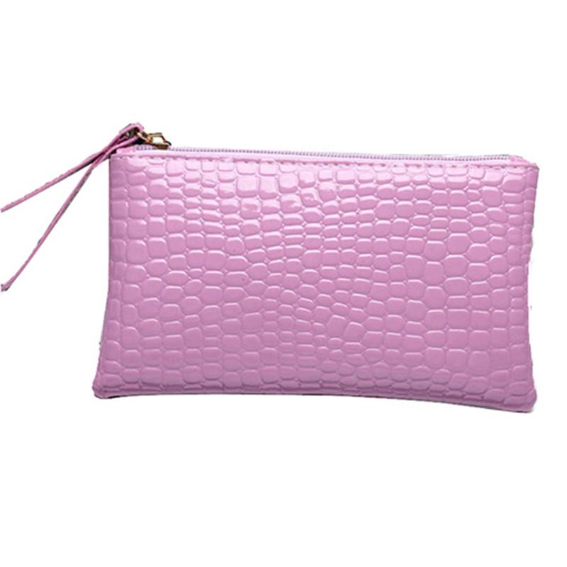 Damen-Handytasche, lange Geldbörse, Damen-Make-up-Tasche, Neceser-Kulturbeutel, Organizer, Clutch, Tote, Handtasche violett
