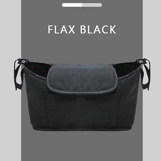 Baby Kinderwagen Tasche Mumie Organizer Windel Tasche Kinderwagen Wagen Flasche Tasse Halter Lagerung Tasche Kinderwagen Neugeborenen Trolley Zubehör schwarz