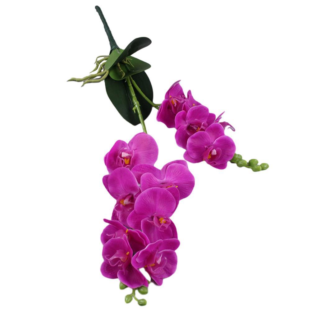 Gefälschte künstliche Schmetterlings-Orchideen-Orchideen-Blumen-Plastik violett