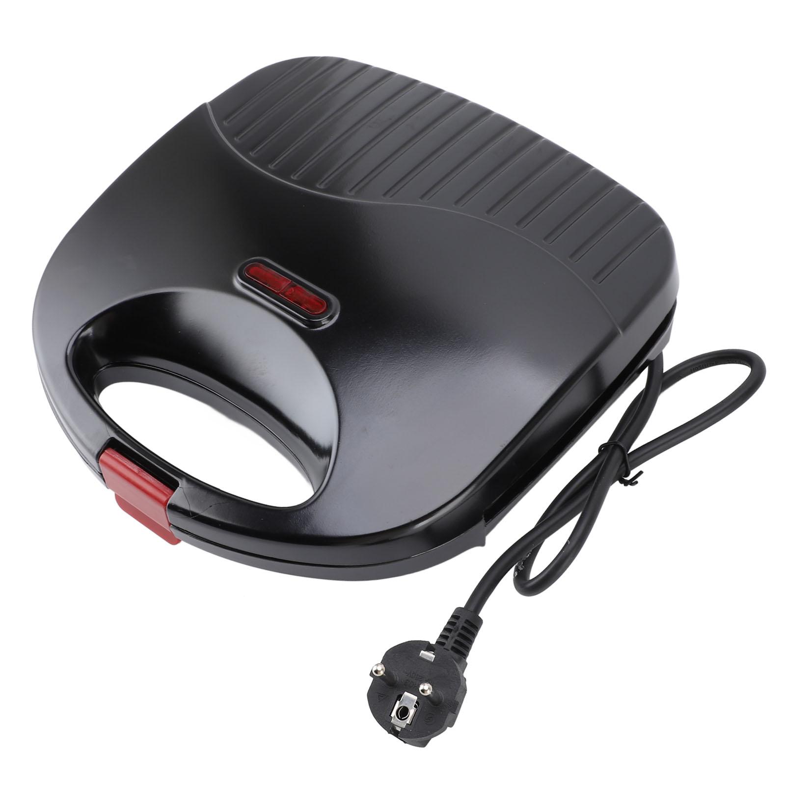 750W Elektrischer Panini-Grill Aluminium Doppelseitige Antihaftplatte Panini-Grill Sandwichmaker L(for 6.5-9kg)