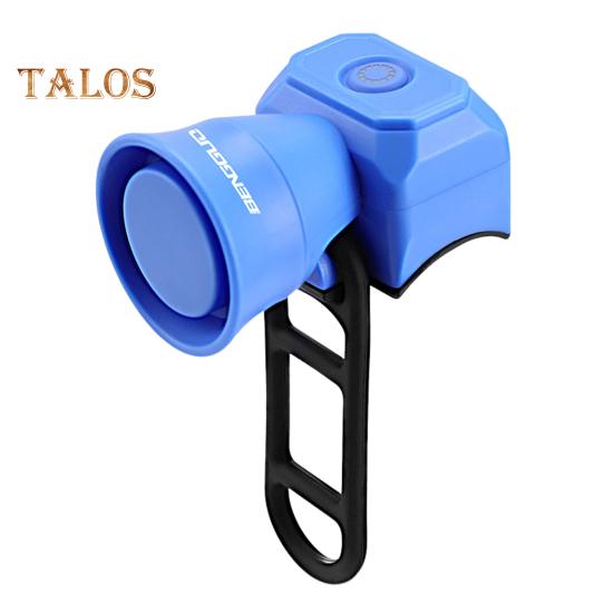 Elektrische Fahrradhupe, 120 dB lauter Ton, IPX4, wasserdicht, USB aufladbar, Mini-MTB-Lenkeralarmglocke, Fahrradzubehör Charging blau