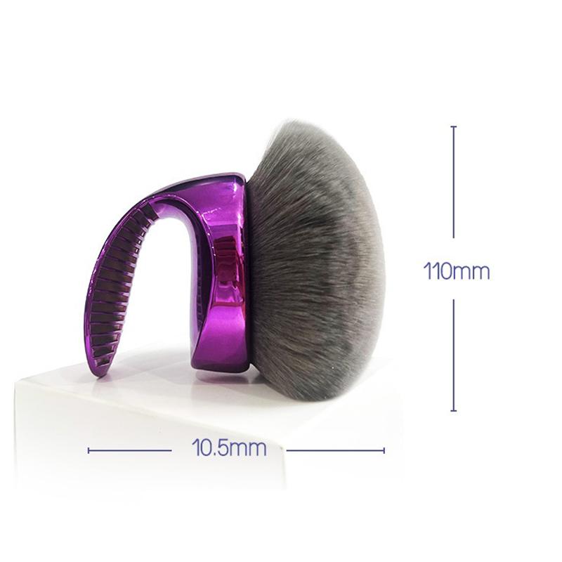 Extra Großer Körper-Make-up-Pinsel für Selbstbräuner Bein-Make-up & Bronzer Selbstbräuner-Applikator Körper-Kabuki-Pinsel graue
