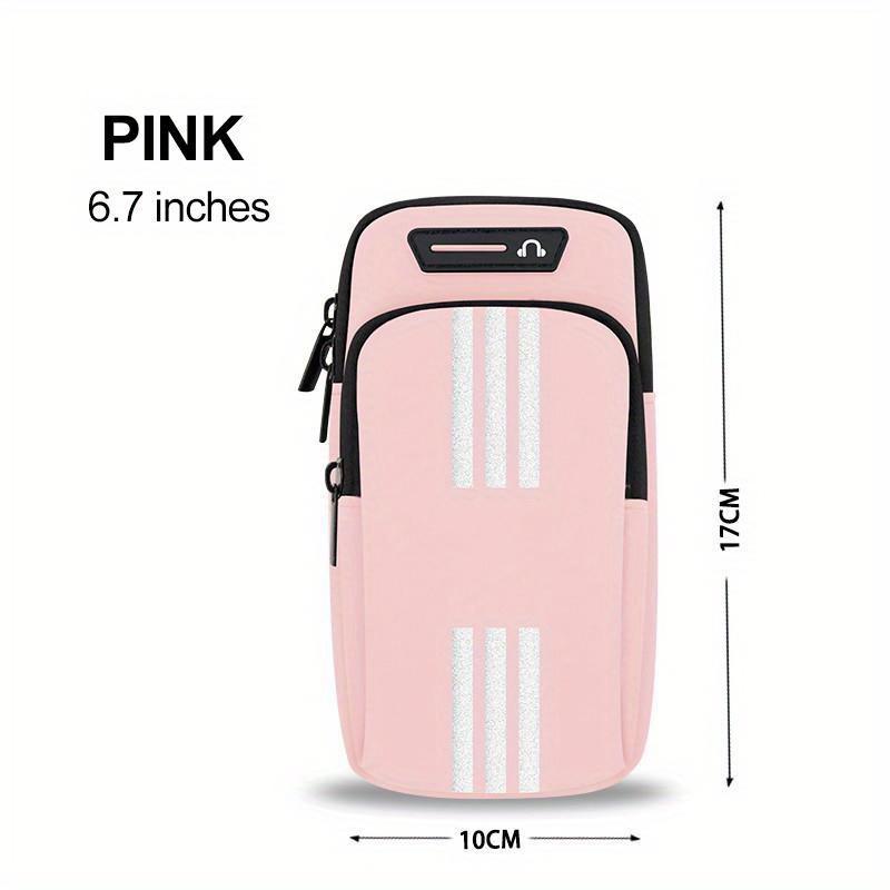 Sporttasche Für Handy Armband Für Joggen Handy Zubehör Frau mp3/mp4 Taschen Handtasche Zum Laufen Wasserdicht rosa