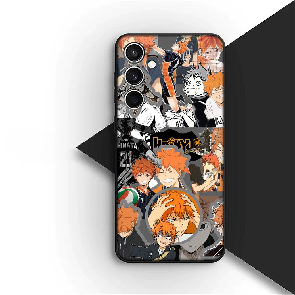 Hülle für Samsung Galaxy S20 S22 S21 FE Ultra Plus A07 A17 A15 A16 A25 A57 A37 Handyhülle Toru Oikawa Haikyuu Hinata Shoyo Galaxy S22+ 5G