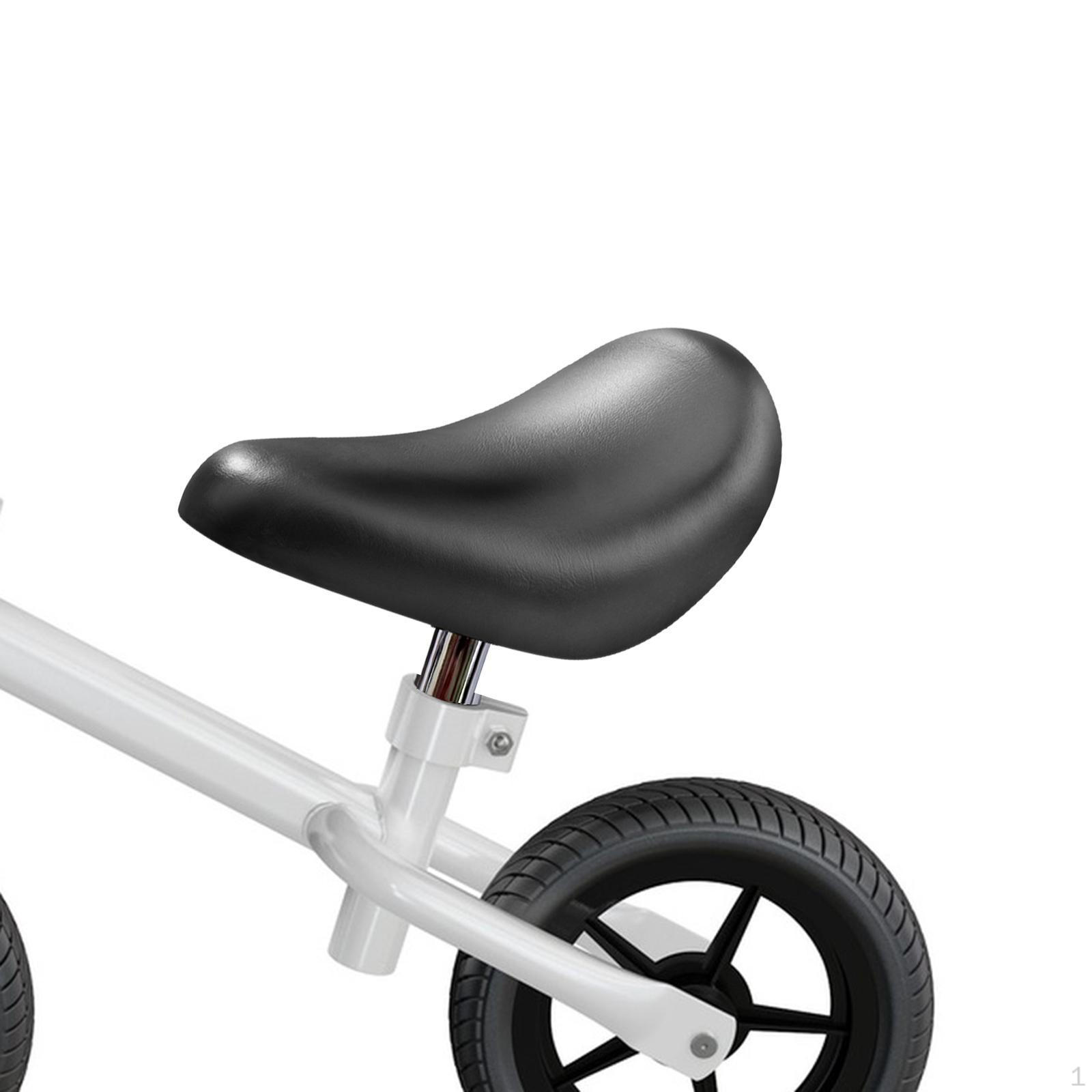 Laufradsattel für Kinder mit Schlauch und Fahrradzubehör schwarz