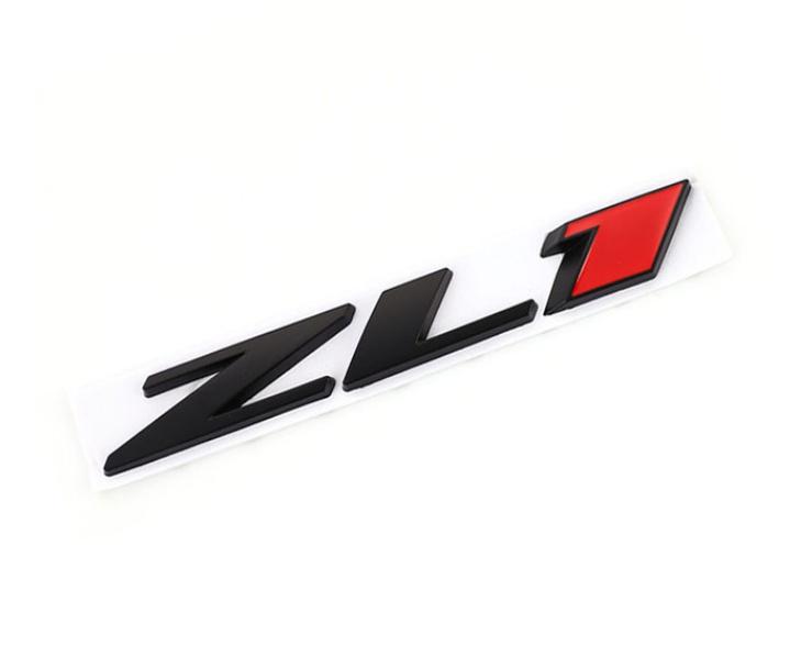 ZL1 Metall-Autoaufkleber, Emblem, Abzeichen, Kofferraumaufkleber für C-Hevro/let, Camaro ZL1, Colorado, Z71, OFF ROAD 4X4, SIERRA, GMC, Suburban-Aufkleber rot/schwarz