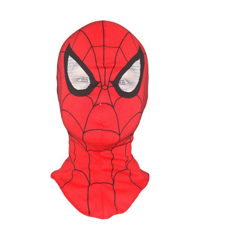 Lebendige Kinder Spiderman Maske Vollkopf Cosplay Mit Weichen Handschuhen Für Halloween Spaß Mask-Cotton（50%）