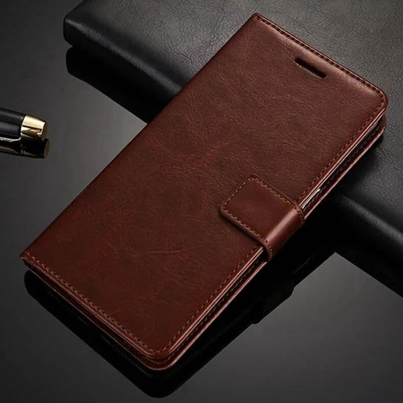 Luxuriöse Flip-Wallet-Schutzhülle aus Leder für Redmi 14C 13 13C 12 12C Note 14 12 12s 4G 5G Note 12 13 14 Pro 5G Pro+ Redmi A3 A1 A2+ Plus RedMi Note 12S braun