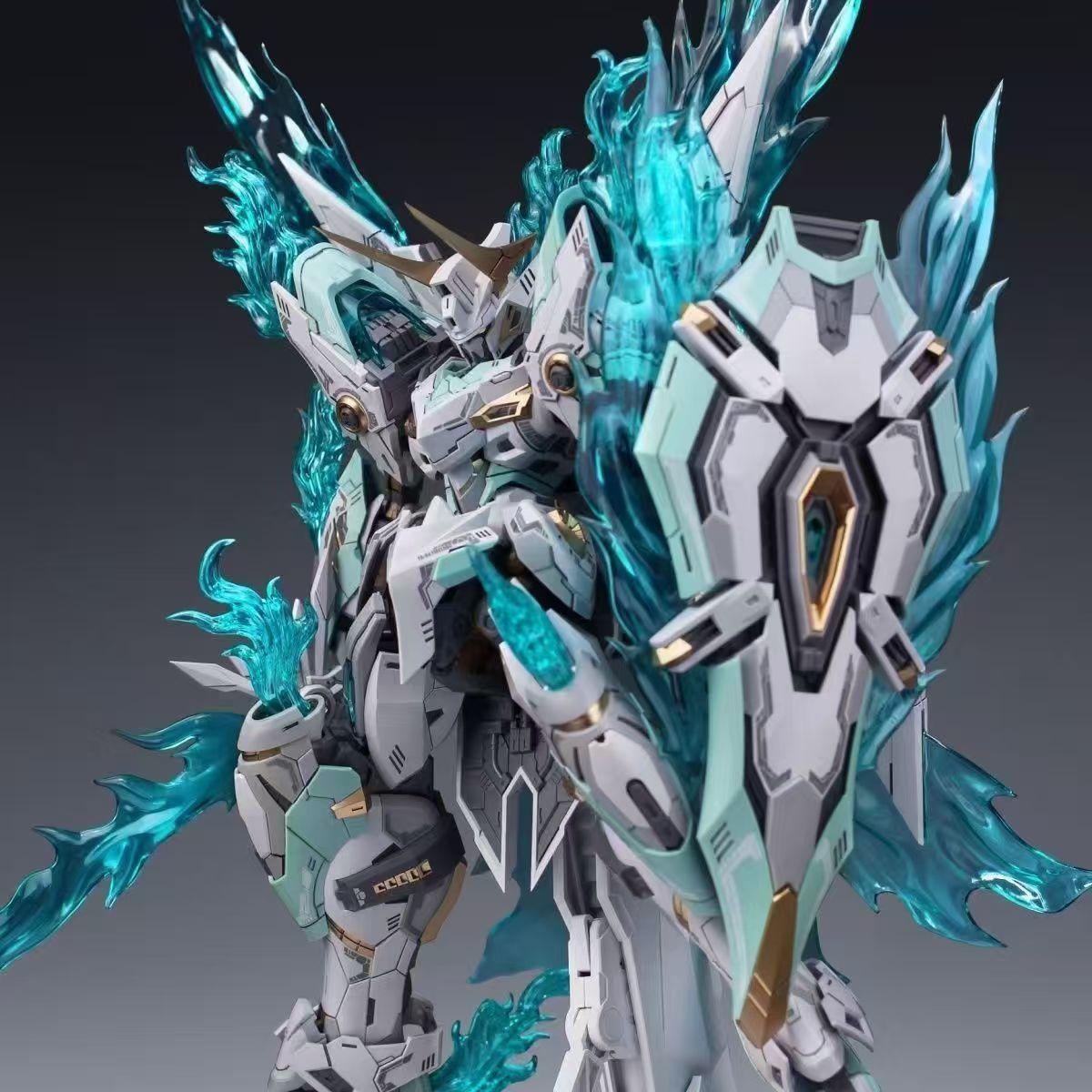 Maßstab 1/100 Guochuang Chinesisch-Entwickelter Mecha Snaa Yanhuang - Kaiser-Serie: Soul Of Azure Flame Modellbausatz Sammlerstück Dekoration Premium Qualität