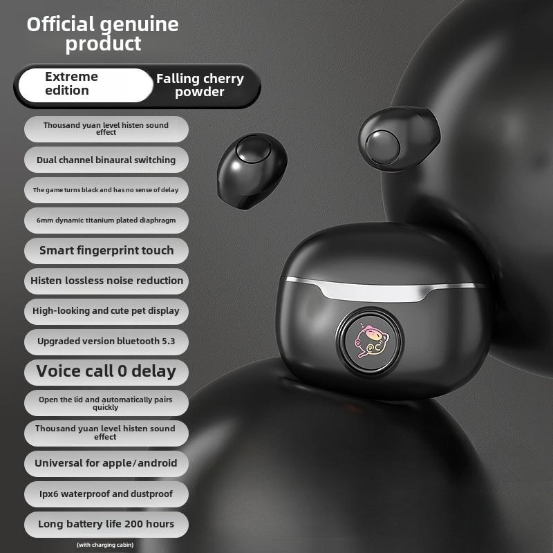 Neue Schlaf-Bluetooth-Kopfhörer Drahtlose In-Ear Smart Geräuschunterdrückung Mini Bluetooth-Kopfhörer schwarz