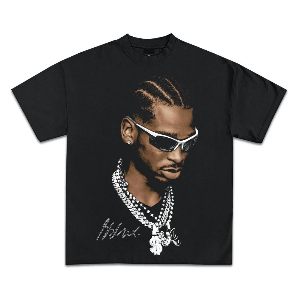 Allen Iverson  Mehr als Basketball  Vintage Grafik-T-Shirt, Übergroßes Basketball Streetwear Tee, Unisex Freizeit-Oberteil M beige