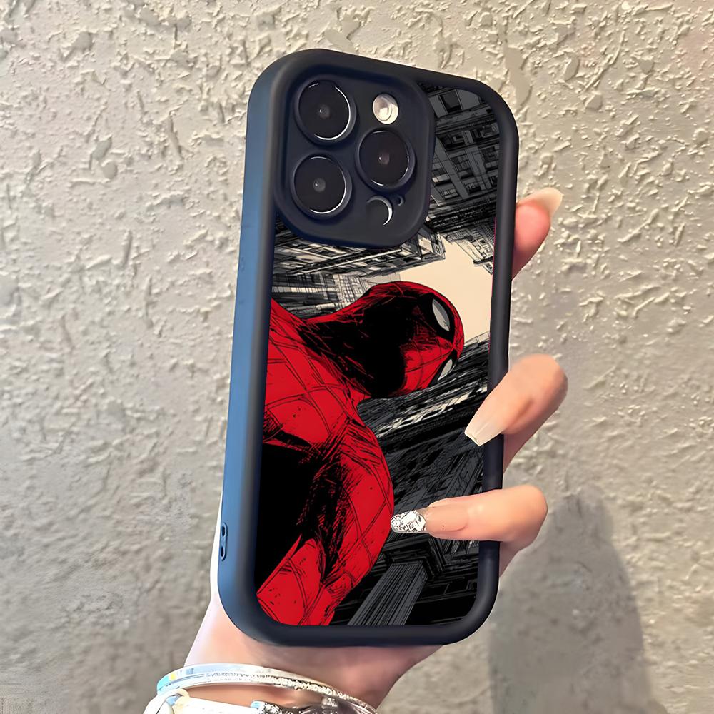Spider-Man Cooles Marvel Handyhülle Für IPhone 17 Pro Max 16 15 14 Pro Max IPhone 13 Pro Max 11 Plus Silikonhülle iPhone 16 Pro Max