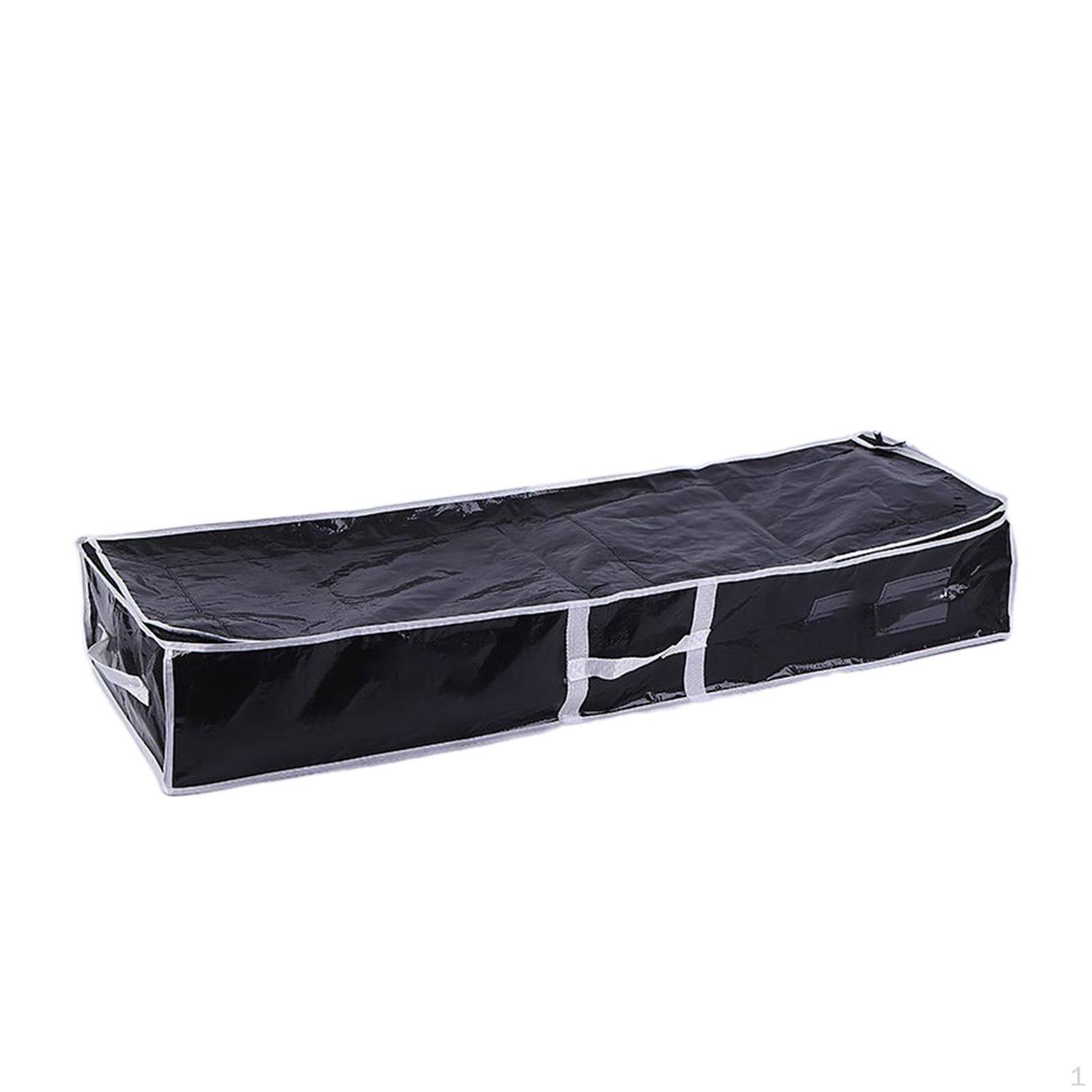 Weihnachtspapier Aufbewahrungstasche Geschenkpapier Organizer Große Kapazität Unterbettbox für Black and White