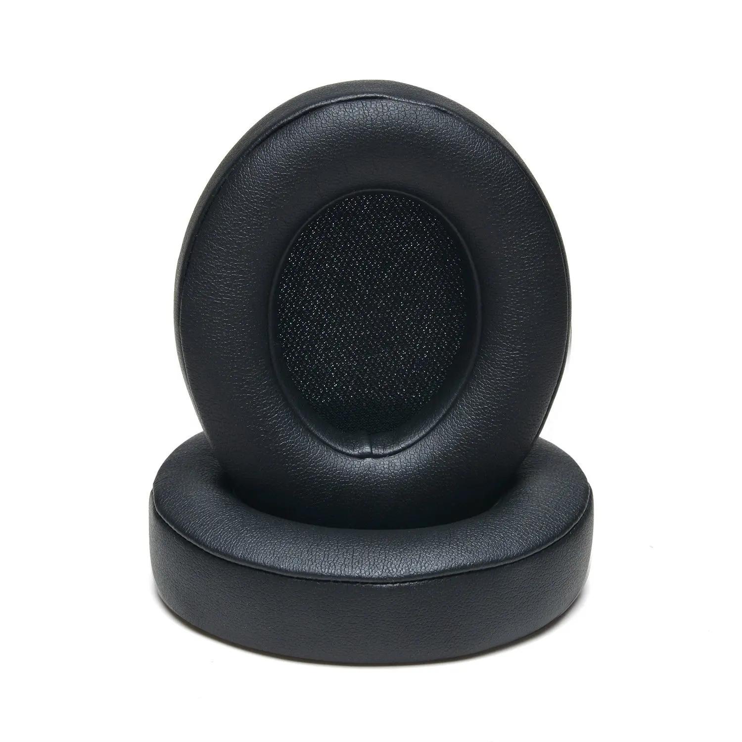 1 Paar Ersatz-Ohrpolster aus weichem Schaumstoff für Beats Studio 2 Studio 3 Wireless-Kopfhörer, hohe Qualität schwarz